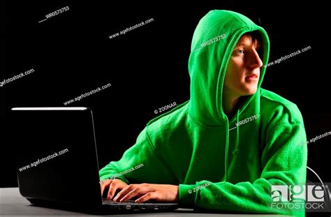 Hacker Portrait Stock Photo Picture And Royalty Free Image Pic