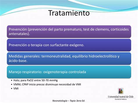 Síndrome de Dificultad Respiratoria SDR Neonatal PPT Descarga