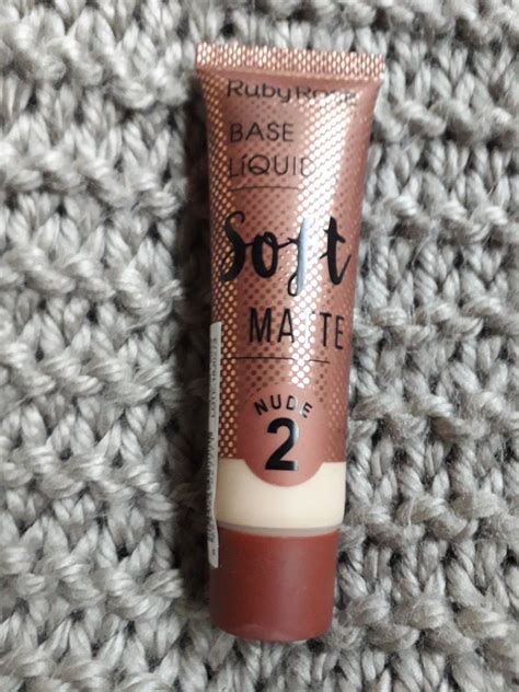 Base Soft Mate Nude 2 Ruby Rose Lacrado Maquiagem Feminina Ruby Rose Nunca Usado