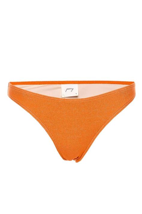 Peony Staple Bikini Bottoms In Clementine Orange Lyst