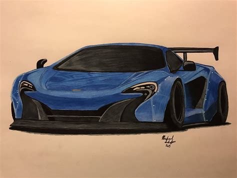 Как нарисовать макларен (Фотоинструкция) - drawpics.ru