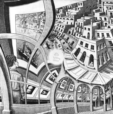 Print Gallery 1956 By Mc Escher Artchive