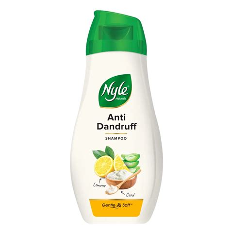 Nyle Naturals 180ml Anti Dandruff Shampoo With Lemoncurd And Aloe For Gentlesoft And Smooth