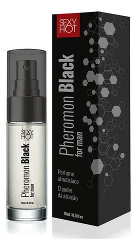 Perfume Feromônio Masculino Pheromon Black For Man Sexy Hot Ml MercadoLivre
