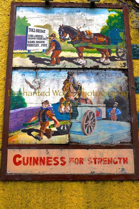 Guinness Art Guinness for Strength Bar Decor Ireland Photo - Etsy