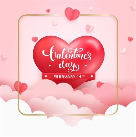 Premium Vector Valentines Day Heart Free Vector Icon