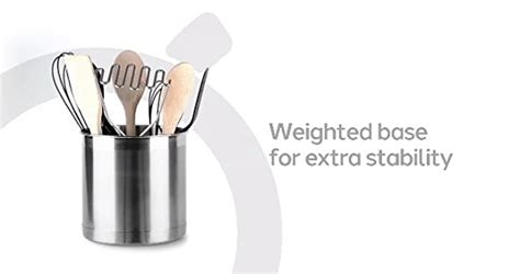 Amazon Estilo Stainless Steel Utensil Holder Jumbo Kitchen