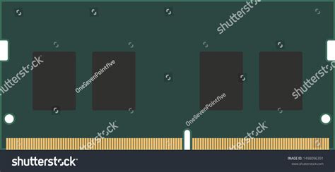 260 Pin Ddr4 Sodimm Ram Actual Stock Vector (Royalty Free) 1498096391 ...
