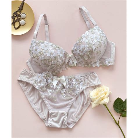 フランデランジェリー fran de lingerie 新作続々 ペアブラジャー ペアブラジャーワイヤー有り ブラジャーショーツセット返品不可商品 ブラウン ファッション