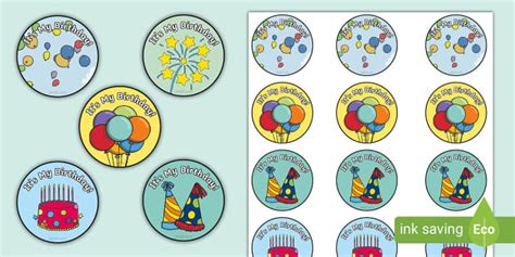 birthday stickers