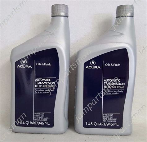 GENUINE Acura ATF DW-1 Automatic Transmission Fluid (pack of 2) Honda ...
