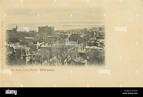 Aerial View Of Bay From Court House Stock Photo Alamy