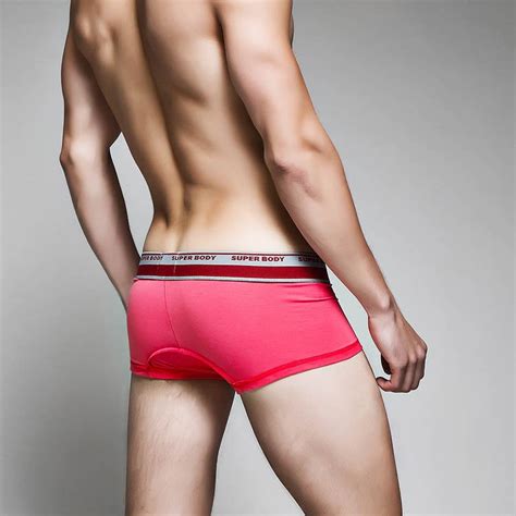 Men S Sexy Lingerie Low Rise Cotton Boxers Custom Tie Rope Boxer Brief Underwear For Men Buy