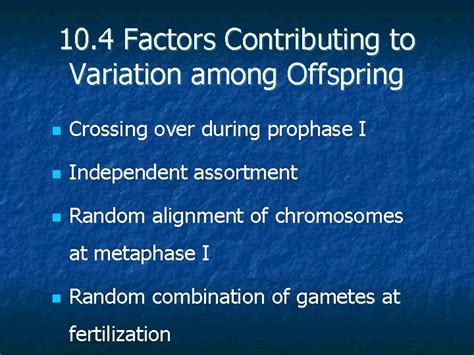 Chapter 10 Meiosis And Sexual Reproduction Why Sex