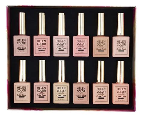Kit Esmaltes Gel Tons De Nude Cores Helen Color Lindos Cor Nude Mercadolivre