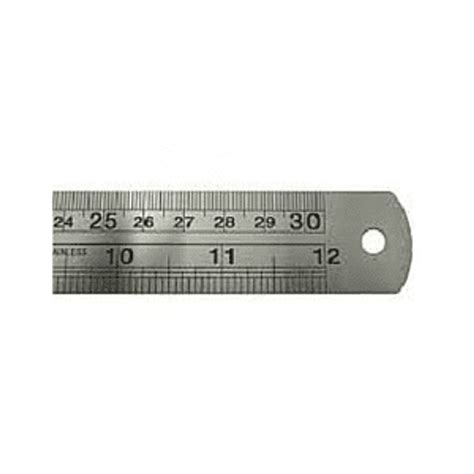 Metal Stainless Steel Ruler 30cm - Office Gear