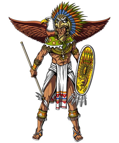 Aztec Eagle Warrior Symbol