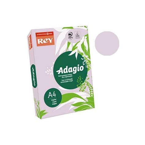 Papel Fotocopia Lilas Intenso Adagio Cd28 A4 80gr 1x500fls