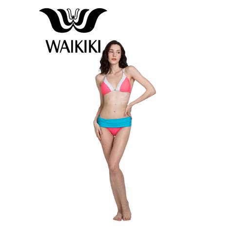 Waikiki Swimsuit High Quality Spandex Two Piece Swimsuit Bikini Shopee Philippines