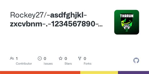 GitHub - Rockey27/-asdfghjkl-zxcvbnm-.-1234567890---qwertyuiop-