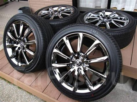 Оригинал Япония Toyota MARK X чёрный хром колёса, 18", 1 шт, 235 мм, 45 ...