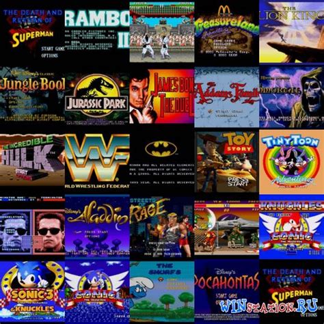 Скачать игры для Сеги (Sega/RUS) - Сборник игр для Sega Mega Drive 112 in 1