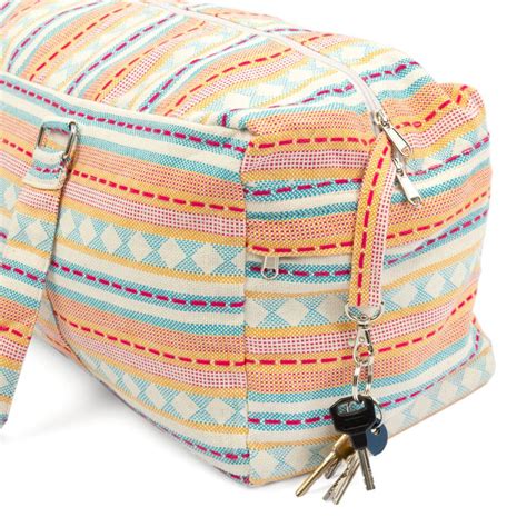 BODYNOVA Yoga Kit Bag ETHNO Collection Apricot Hellblau Gemustert Yogamatten Bodhi Hot