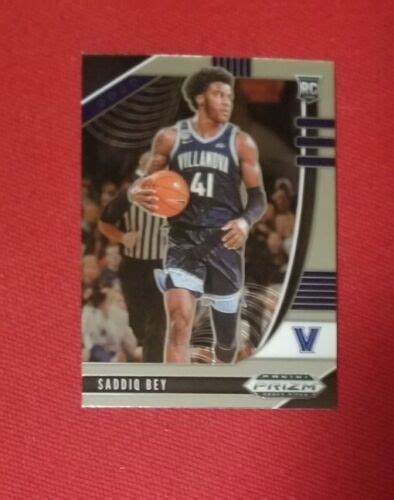 Panini Prizm Draft Picks Saddiq Bey Rookie Rc Free Shipping