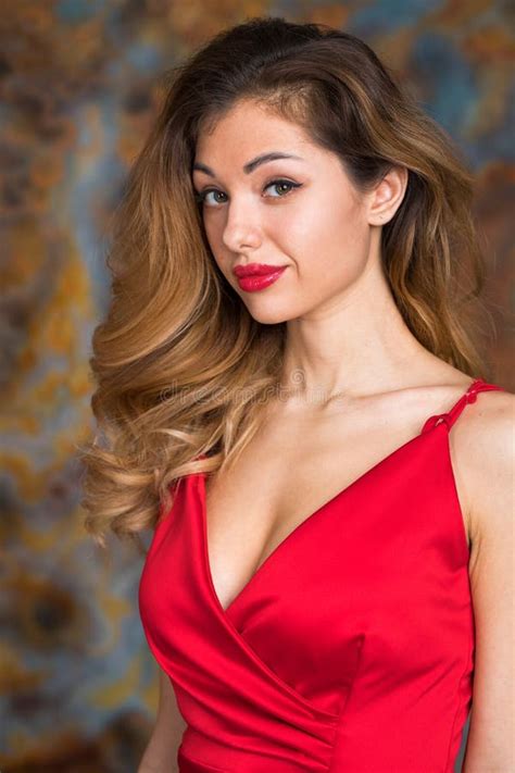 Very And Sensual Blonde Woman Stock Image Image Of Face Glamour 133411665