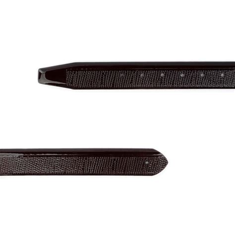 Buy Burgundy Patent Leather Belt Strap For Designer Buckle