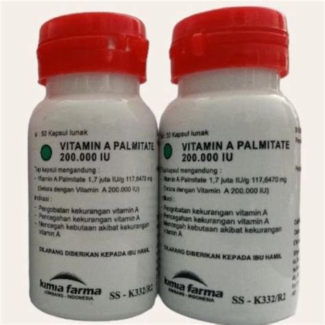 jual vitamin  kapsul posyandu merah  biru  ui perbotol