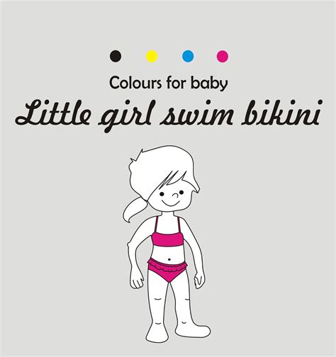 Haz tu propio bikini para niñas de 2 a 7 años Colours for Baby
