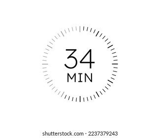 minutes timers clocks timer  stock vector royalty