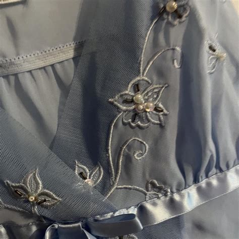 Baby Blue Coquette Cinderella Lingerie Tagged Size Depop