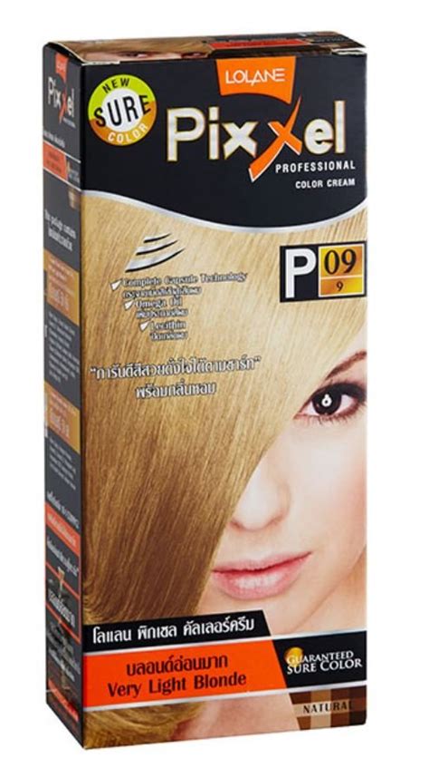 Very Light Blonde Permanent Hair Dye Lolane Pixxel P9 Goth Blonde Glam
