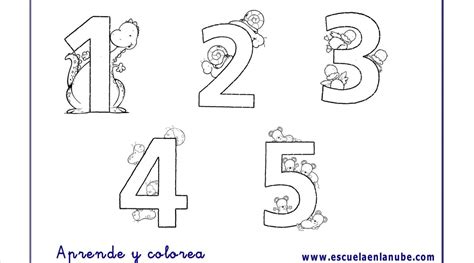 Numeros De 1 A 5