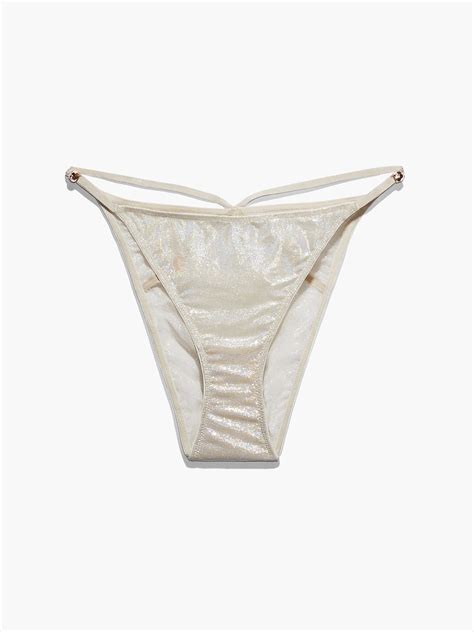 Gathered Mesh Strappy Bikini In Grey Savage X Fenty