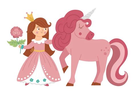 100000 Princess And Unicorn Vector Images Depositphotos