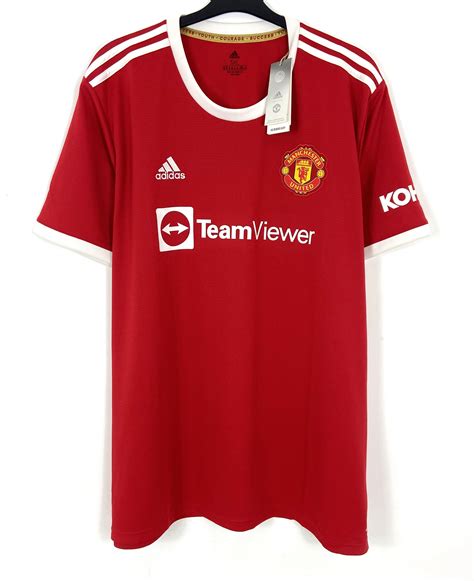 Bnwt 2021 2022 Manchester United Adidas Home Football Shirt Mens Size Uk Football Shirts Ltd