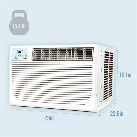 Keystone 350 Sq Ft Window Air Conditioner With Heater With Remote 115 Volt 8000 Btu Ksthw08a