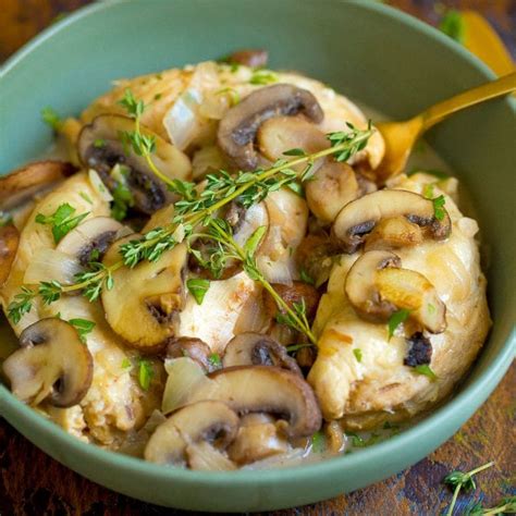 Slow Cooker Or Instant Pot Chicken Marsala Paleo And Gluten Free Wholesomelicious