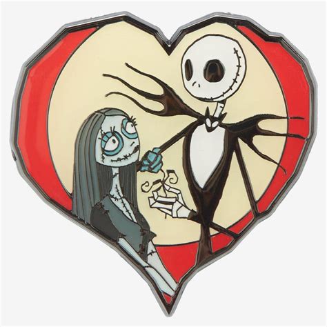 Jack Sally Heart Hot Topic Disney Loungefly Disney Pin