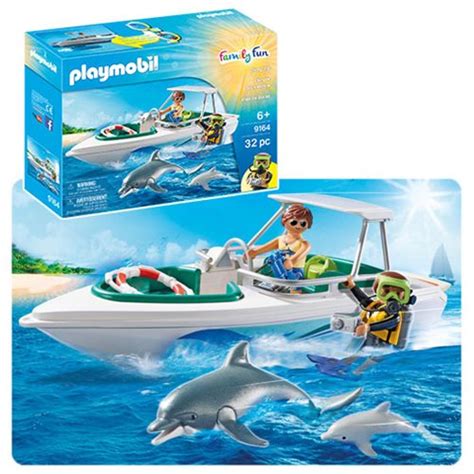 Playmobil 9164 Diving Trip Boat with Dolphins - Playmobil - Playmobil ...
