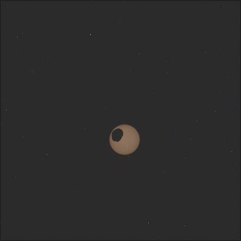 Daily Telescope: A solar eclipse from the surface of Mars - WebTimes