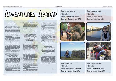 Adventures Abroad The Gustavian Weekly