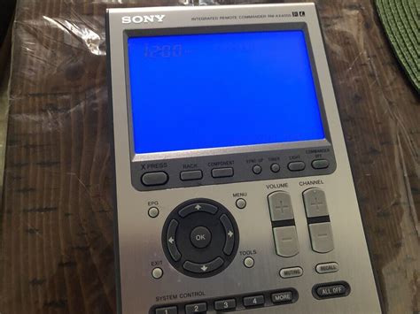 Sony Integrated Remote Commander Rm Ax4000 Touchscreen Work Tested