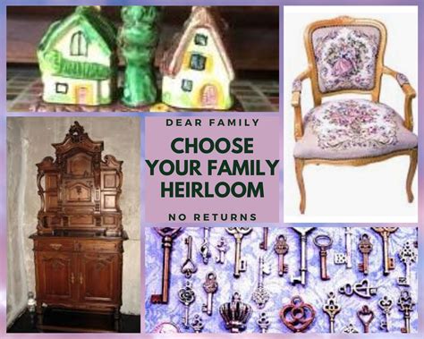 Downsizing Family Heirlooms – Warts And All
