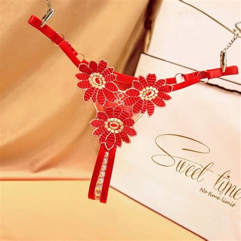 Red Hot Crotchless Panties Open Crotch Panties Sexy Etsy