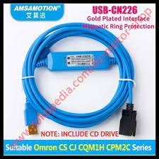 Jual Usb Cs W Cn Cable For Plc Omron Cs Cj Cqm H Cpm C Series Kabel