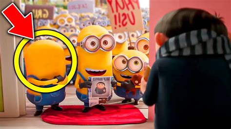 15 ERRORES que No Notaste en las Películas de los MINIONS YouTube